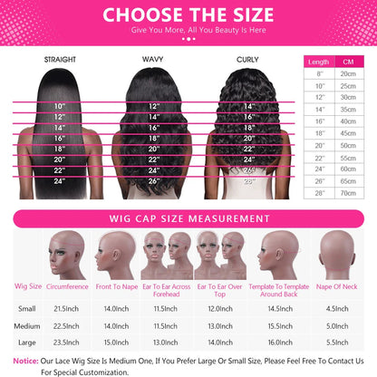 Wigs Human Hair Lace Frontal Wig Brazilian Straight Human Hair Wig 13X4 Lace Front Wig 4X4 Lace Closure Wig Human Hair Wig